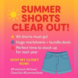 Summer shorts sale! ☀️💓